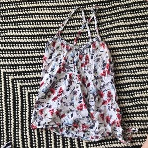 Floral full tilt top super cute size xs